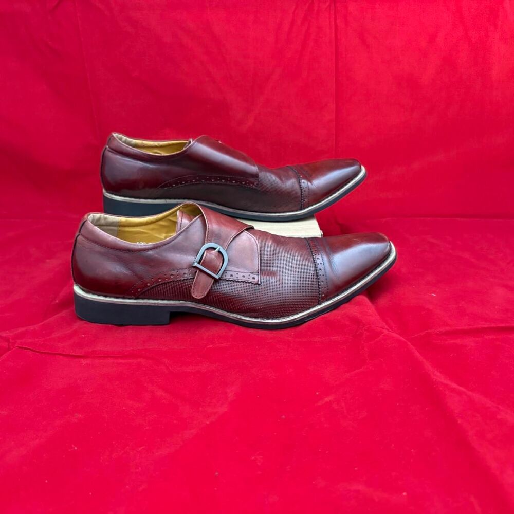 Unbranded Men's Brown and Burgundy Brogues - Picture 3 of 4